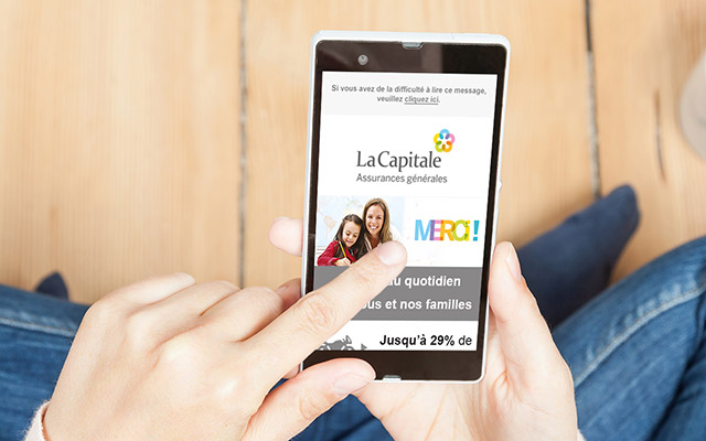 Infolettre responsive - La Capitale